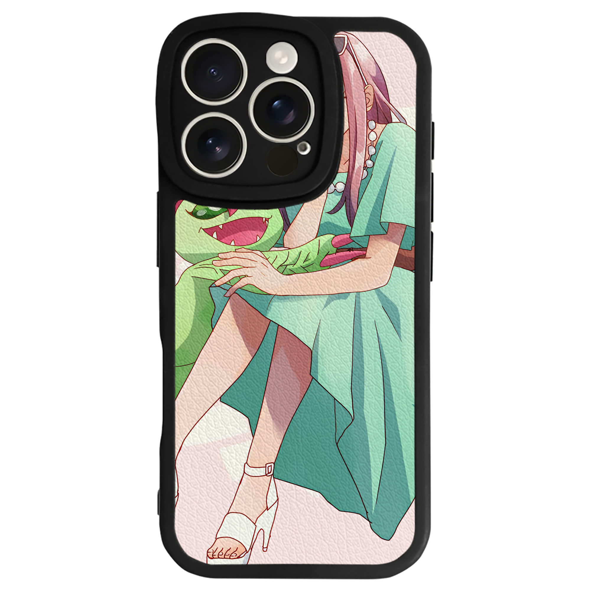 （画像用） Digimon デジタルモンスター/デジモン 【iPhone 16シリーズ対応】シリコンスマホケース（レザー調） 材質：シリコン